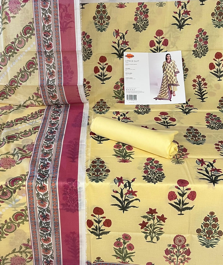 UNSTITCHED DESIGNER SUIT- SRH001/8