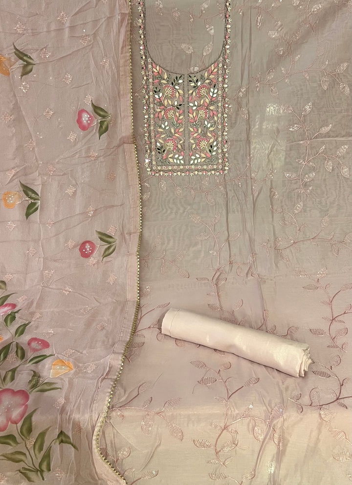 UNSTITCHED DESIGNER SUIT- BTF51/15