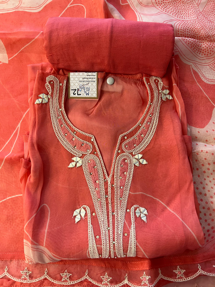 UNSTITCHED DESIGNER SUIT- BTH72/11