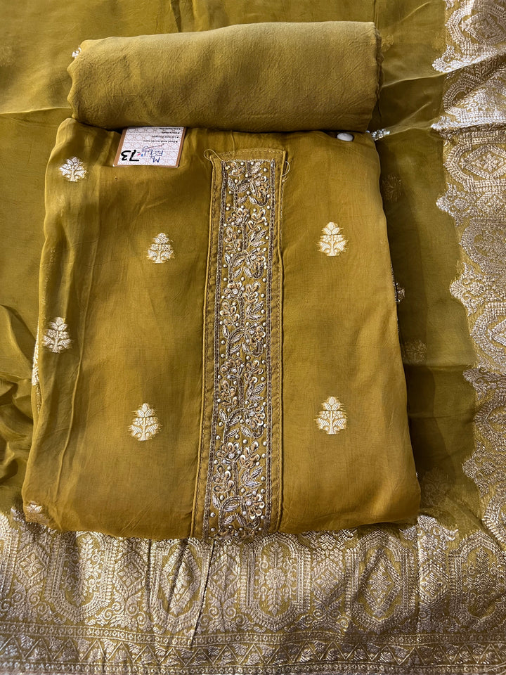 UNSTITCHED DESIGNER SUIT- BTF73/10