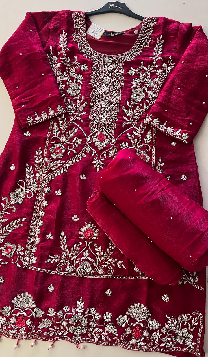 PEARLS WORK DESIGNER SUIT - AZIM02