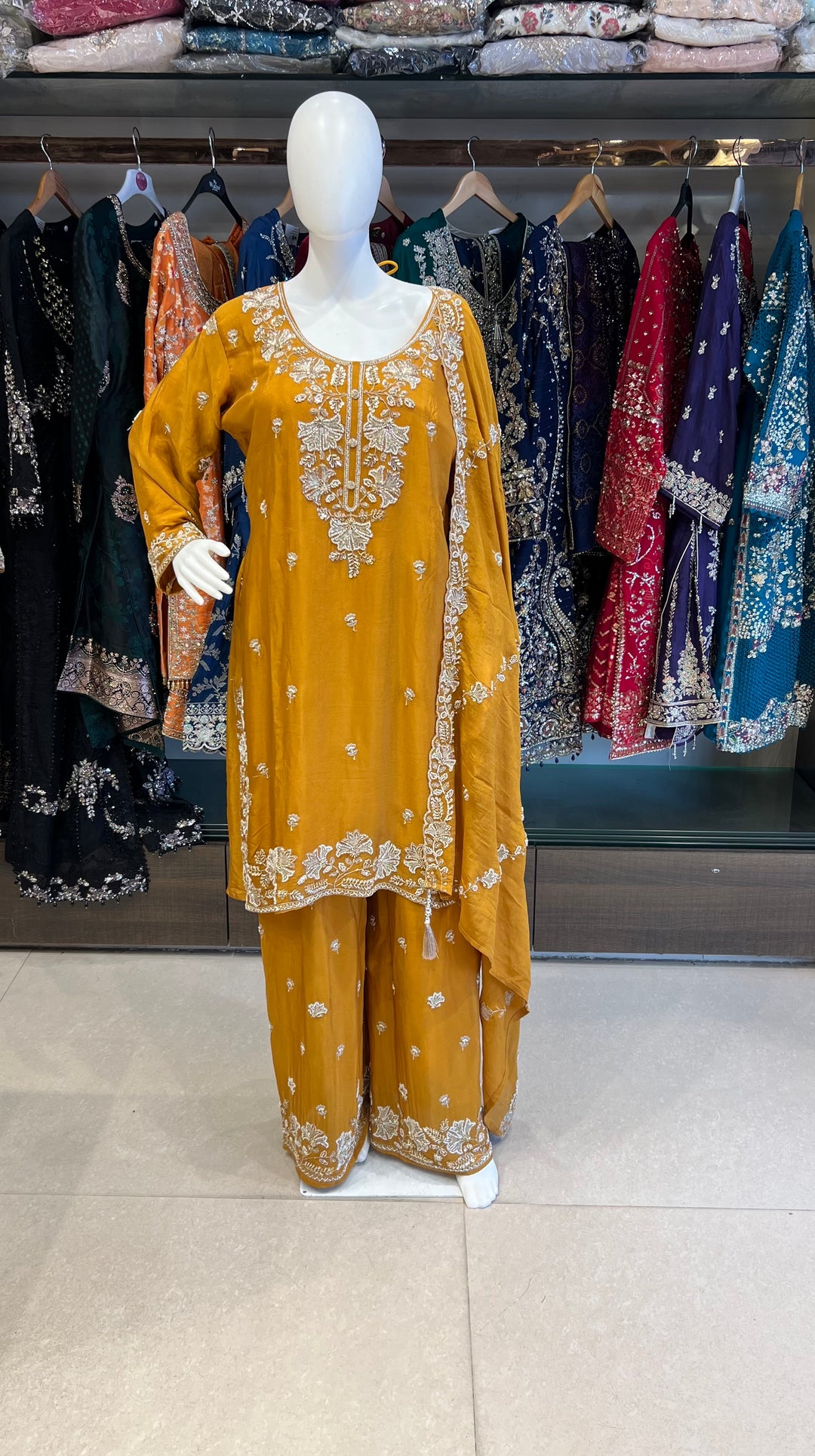 PEARLS WORK DESIGNER SUIT - AZIM01