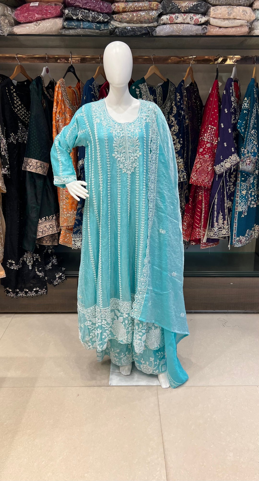 Stone work designer suit - MZSA01