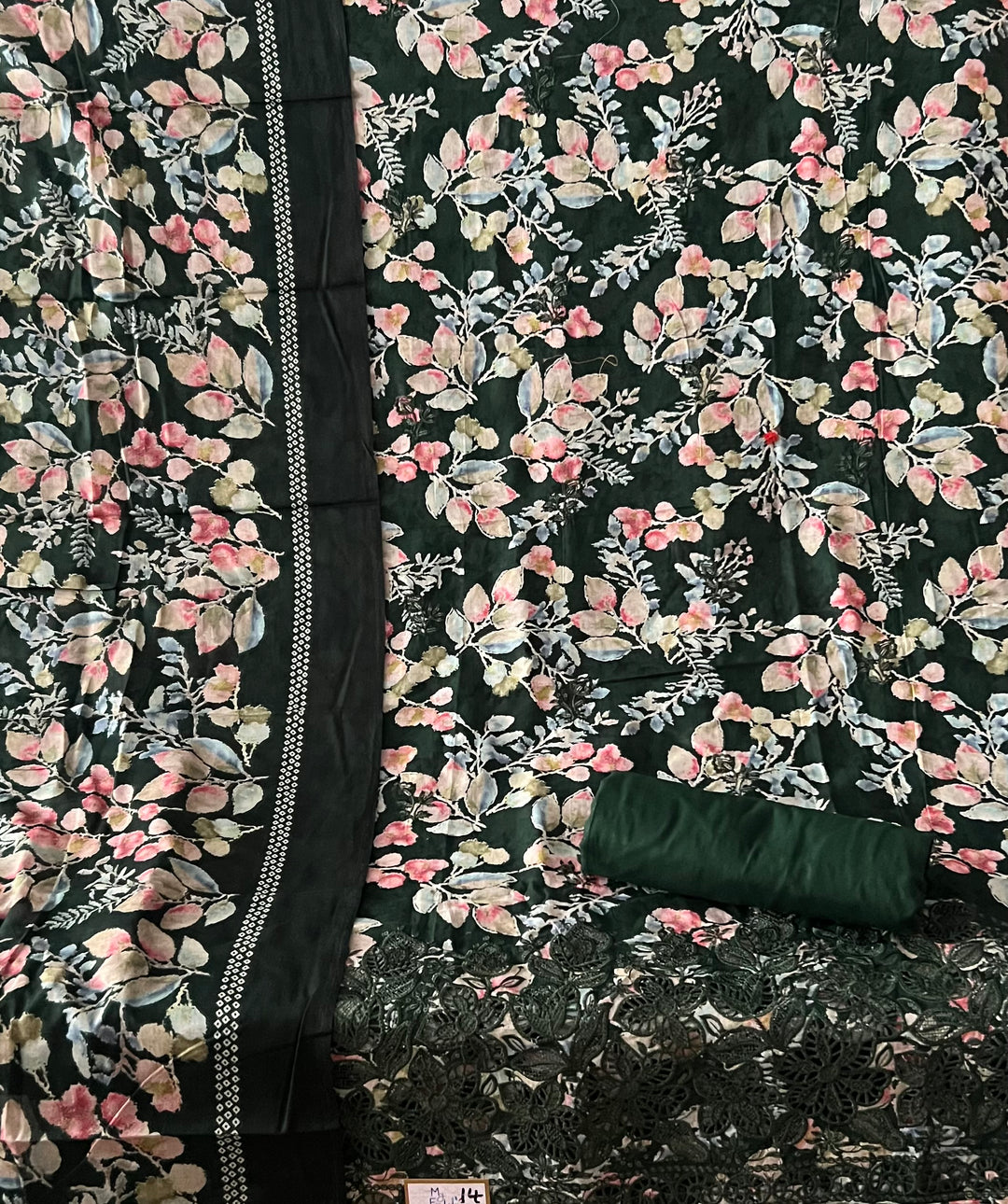 DESIGNER UNSTITCHED COTTON DRESS MATERIAL - BTB014