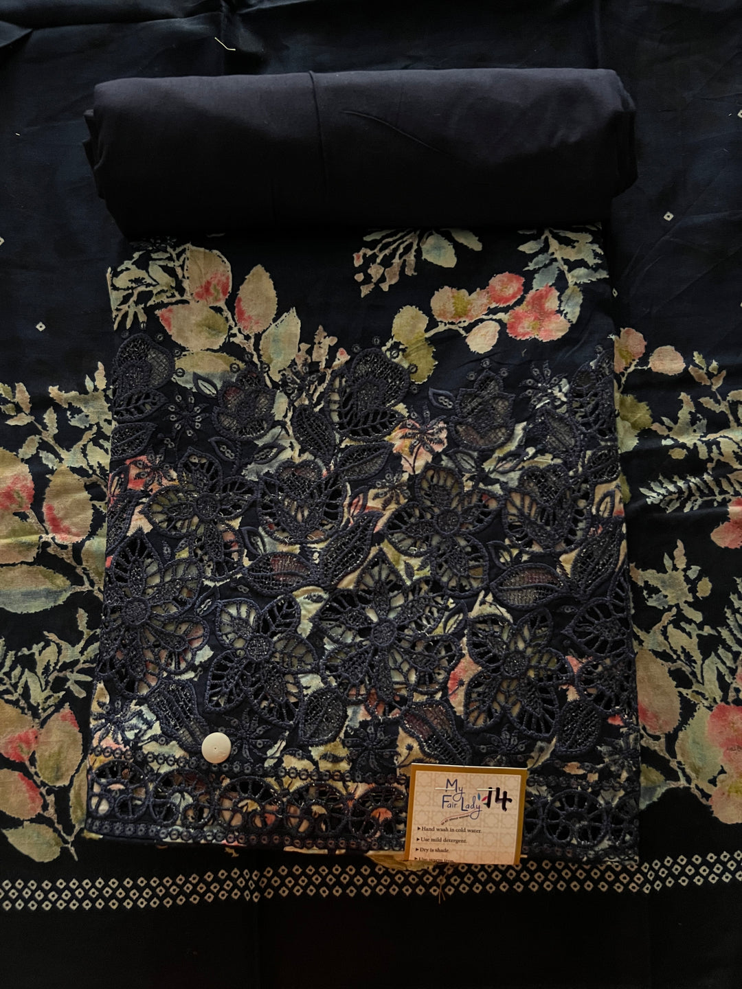 DESIGNER UNSTITCHED COTTON DRESS MATERIAL - BTB014