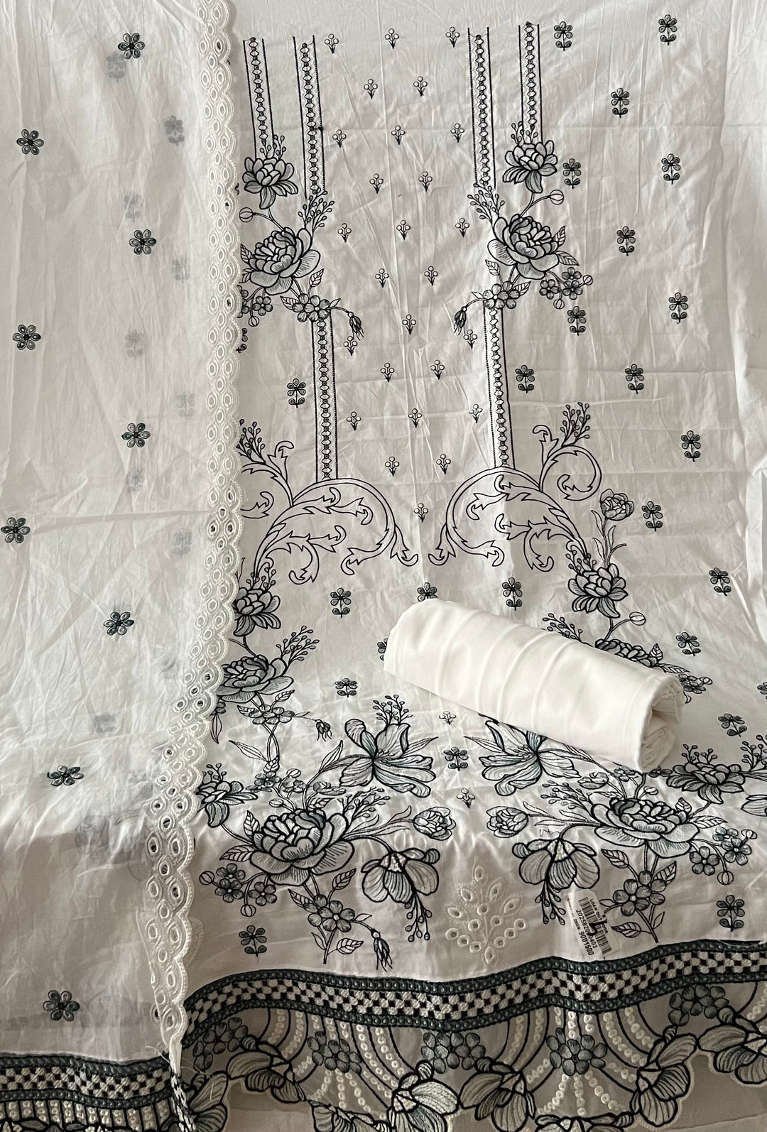 DESIGNER UNSTITCHED COTTON DRESS MATERIAL - BTB04