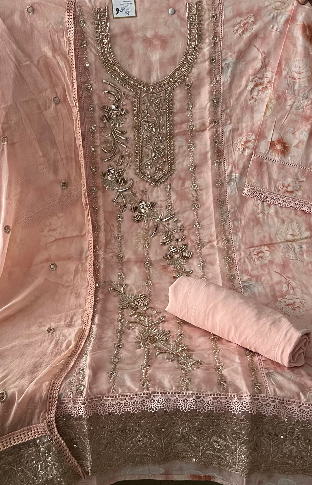 DESIGNER UNSTITCHED COTTON DRESS MATERIAL - BTB06