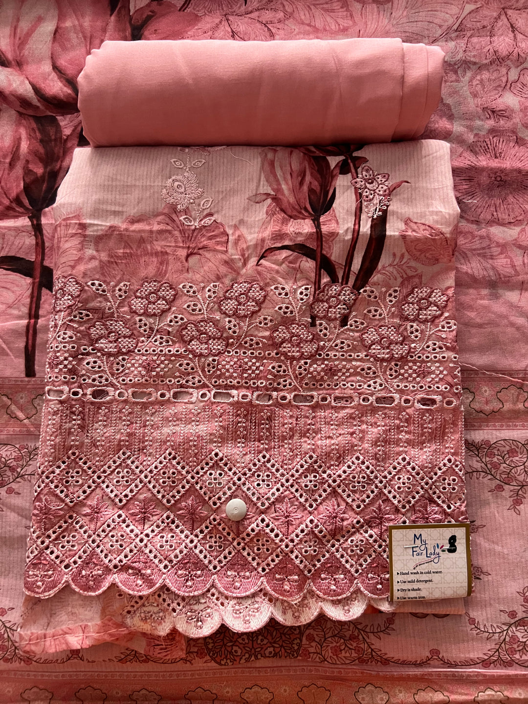 DESIGNER UNSTITCHED COTTON DRESS MATERIAL - BTB08