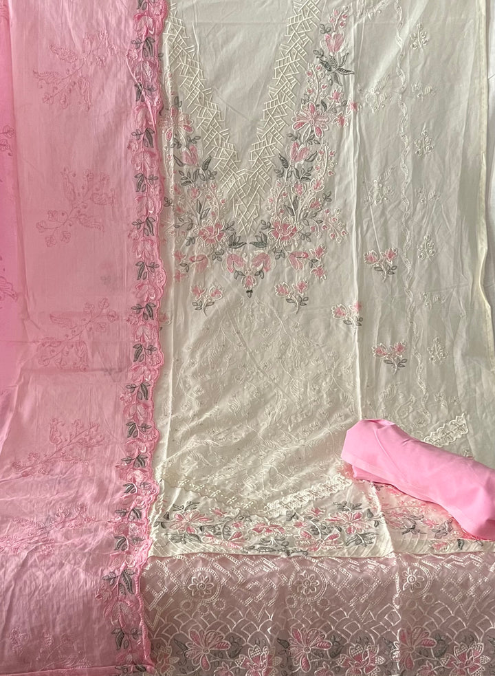 DESIGNER UNSTITCHED COTTON DRESS MATERIAL - BTB02