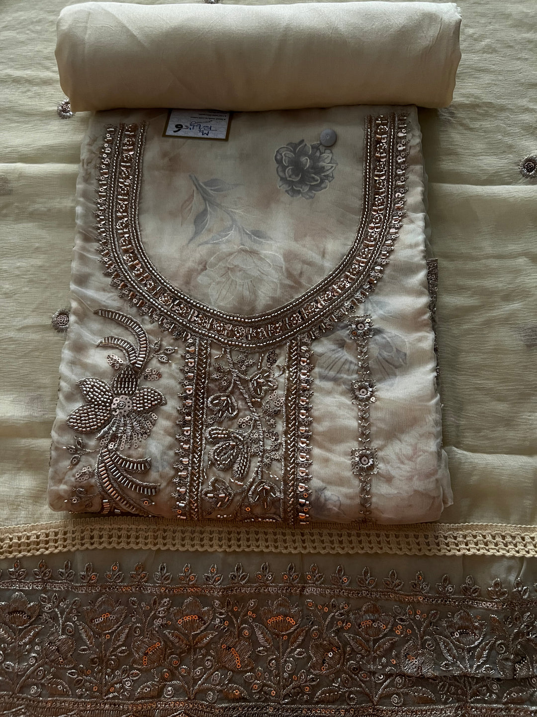 DESIGNER UNSTITCHED COTTON DRESS MATERIAL - BTB06