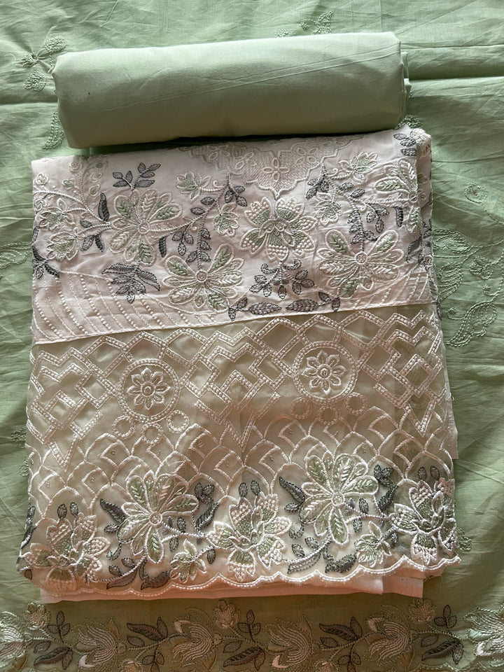 DESIGNER UNSTITCHED COTTON DRESS MATERIAL - BTB02