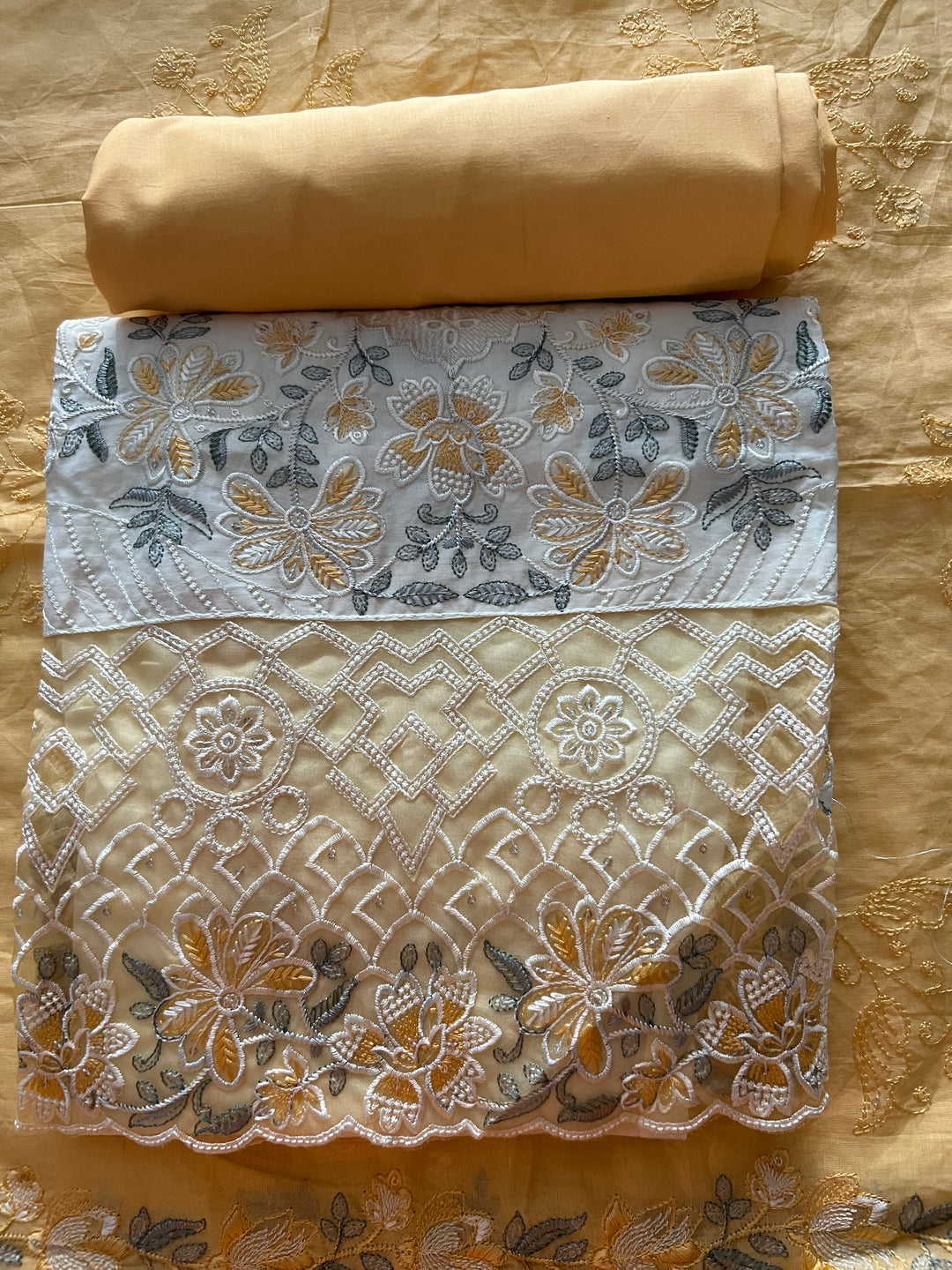 DESIGNER UNSTITCHED COTTON DRESS MATERIAL - BTB02