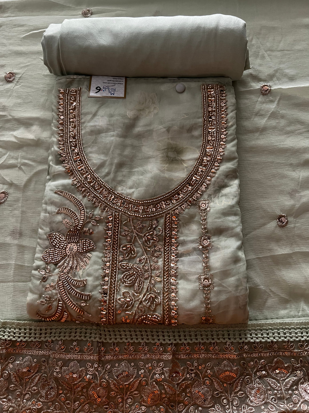 DESIGNER UNSTITCHED COTTON DRESS MATERIAL - BTB06