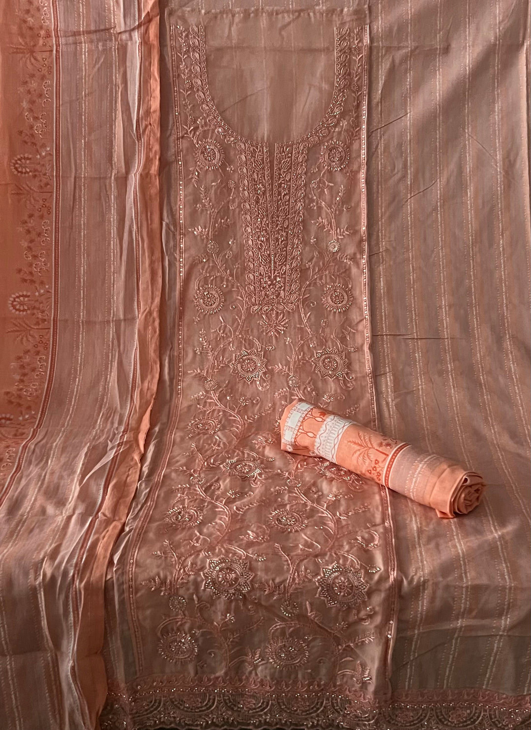 DESIGNER UNSTITCHED COTTON DRESS MATERIAL - BTB07