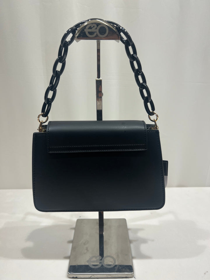 PARIS & CLASSIC HAND BAG FOR WOMEN`S (BLACK COLOR) P1170/