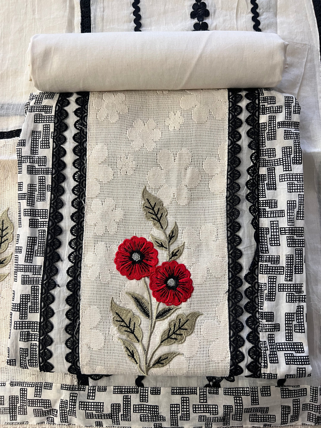 DESIGNER UNSTITCHED DRESS MATERIAL - MAMT09