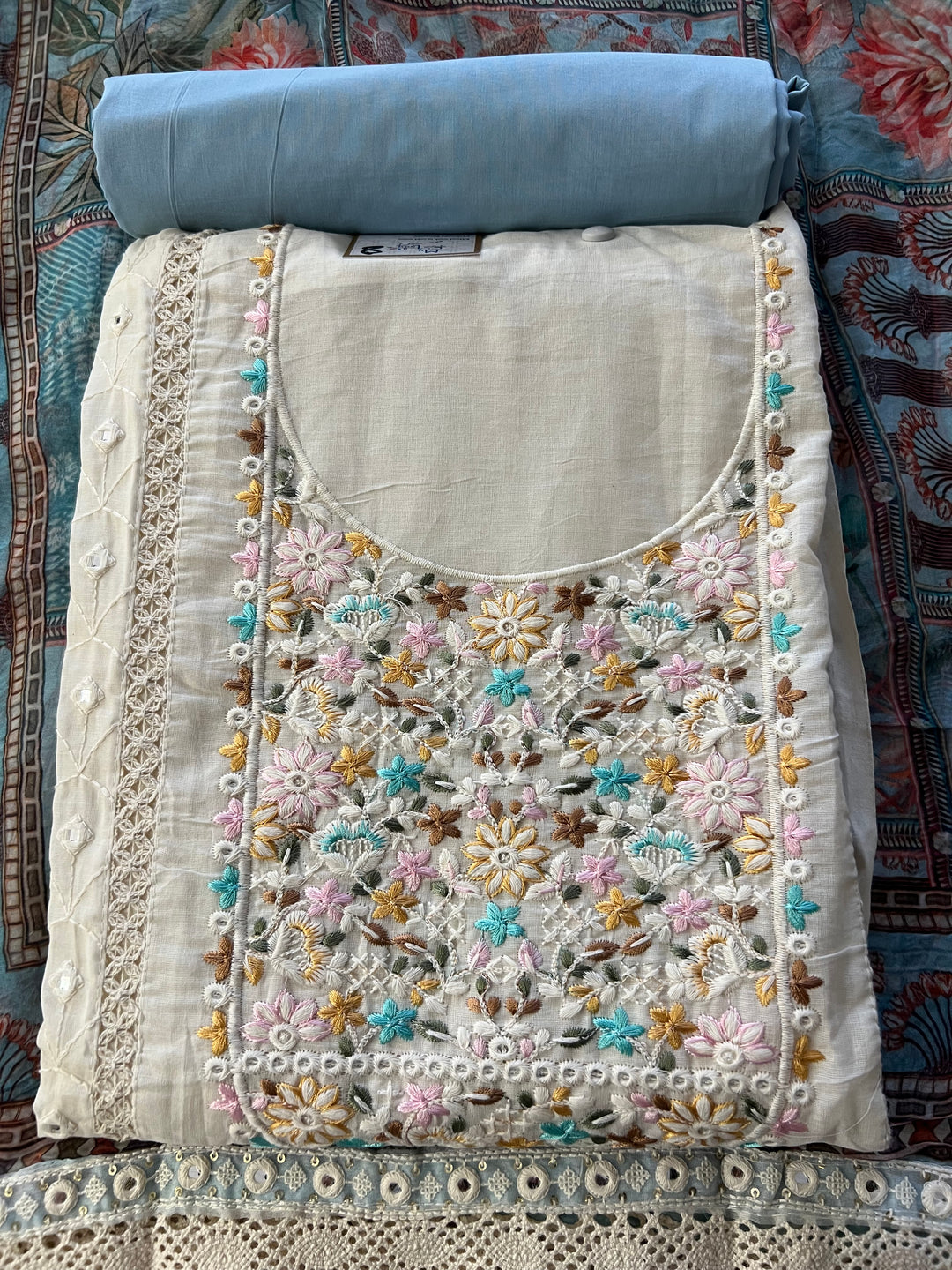 DESIGNER UNSTITCHED DRESS MATERIAL - MAMT08