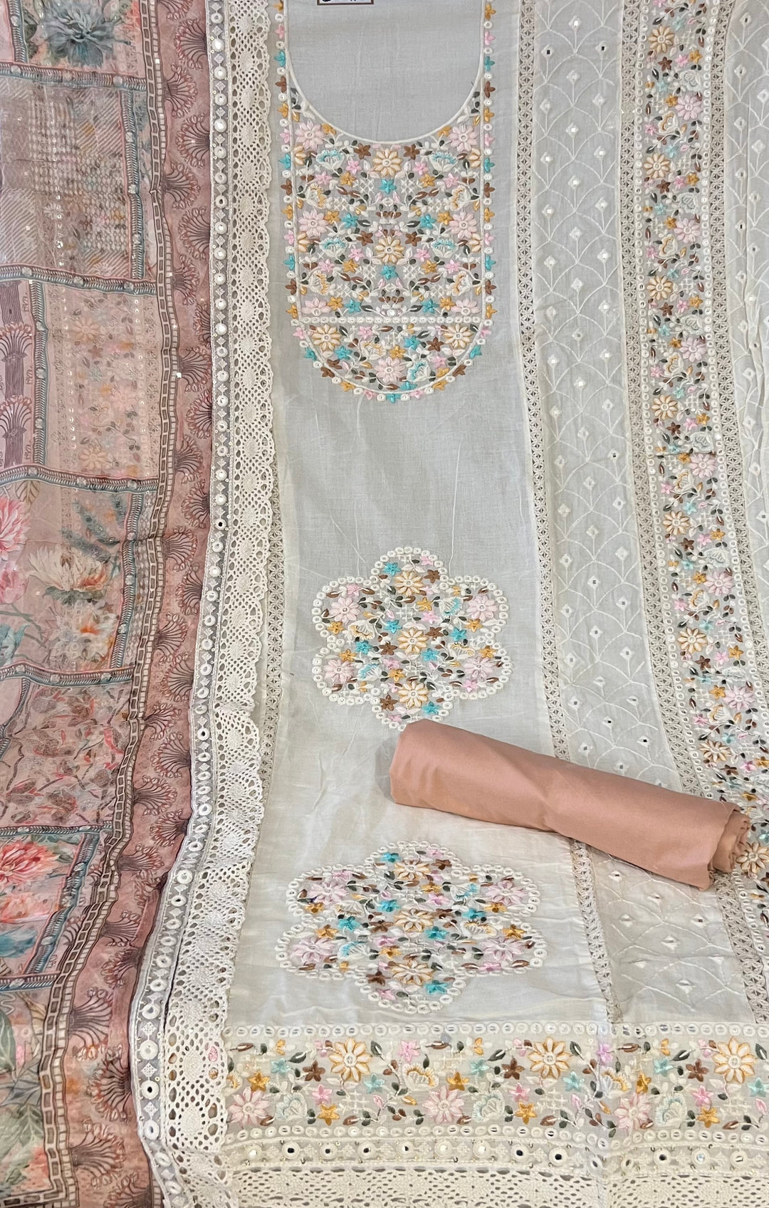 DESIGNER UNSTITCHED DRESS MATERIAL - MAMT08