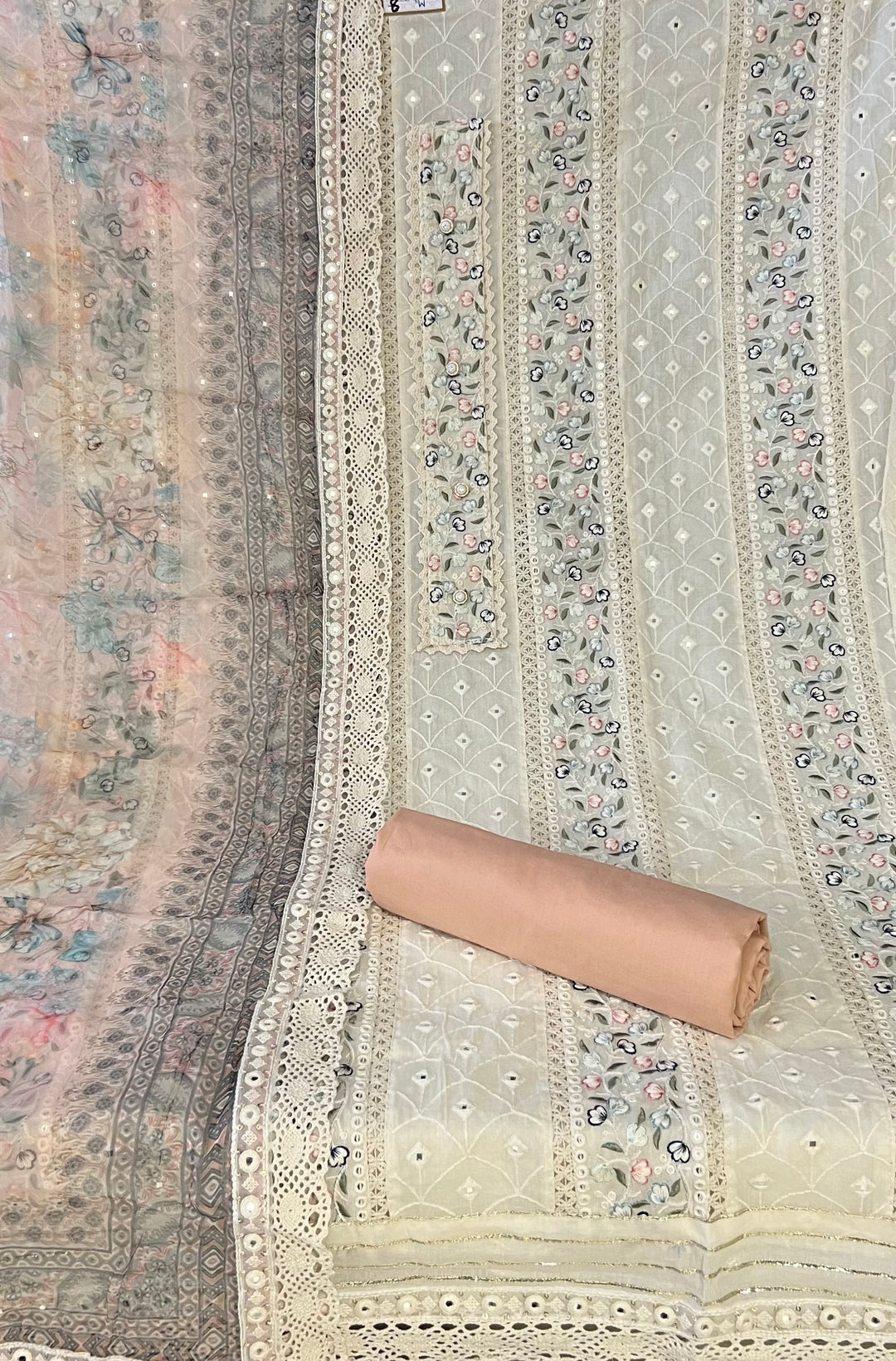 DESIGNER UNSTITCHED DRESS MATERIAL - MAMT08