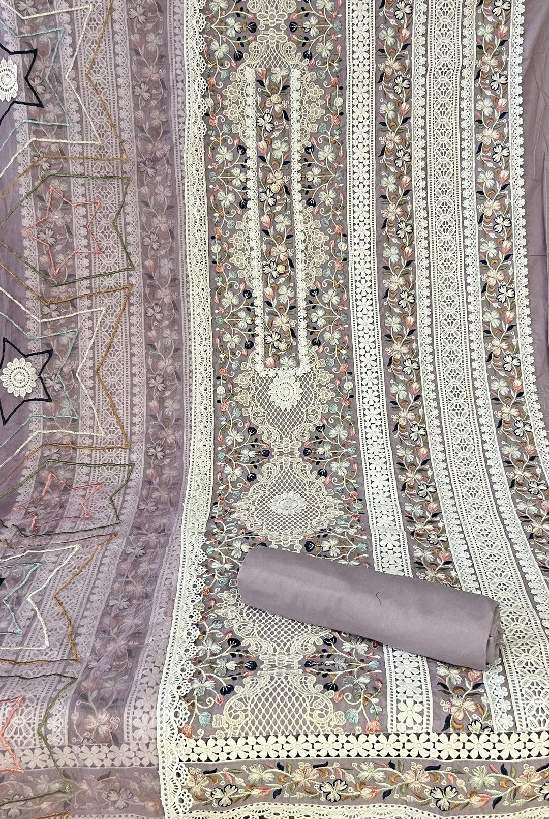 DESIGNER UNSTITCHED DRESS MATERIAL - MAMT08