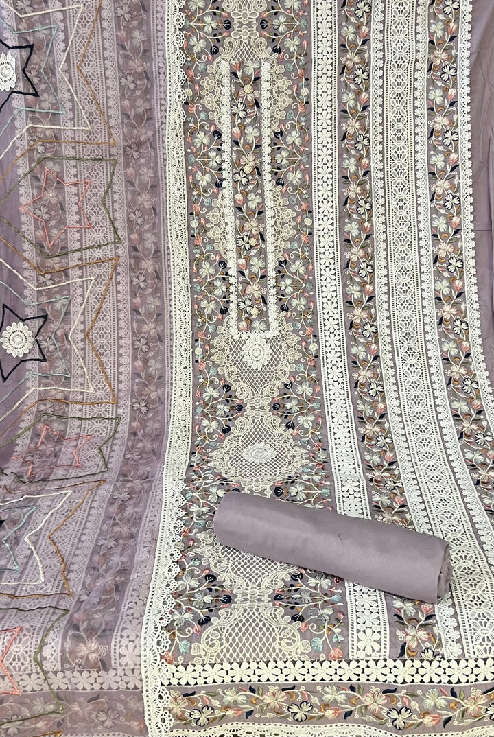 DESIGNER UNSTITCHED DRESS MATERIAL - MAMT08