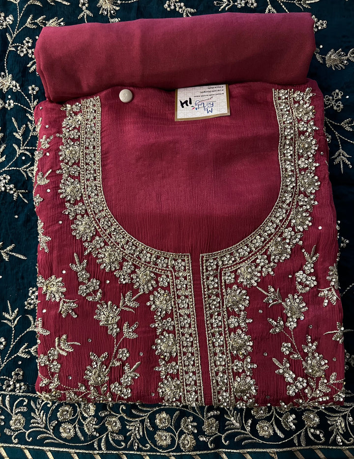 DESIGNER UNSTITCHED DRESS MATERIAL - BTMF14