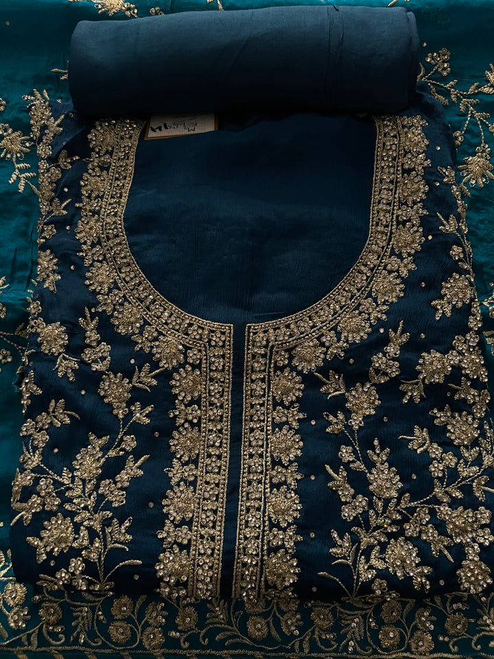 DESIGNER UNSTITCHED DRESS MATERIAL - BTMF14