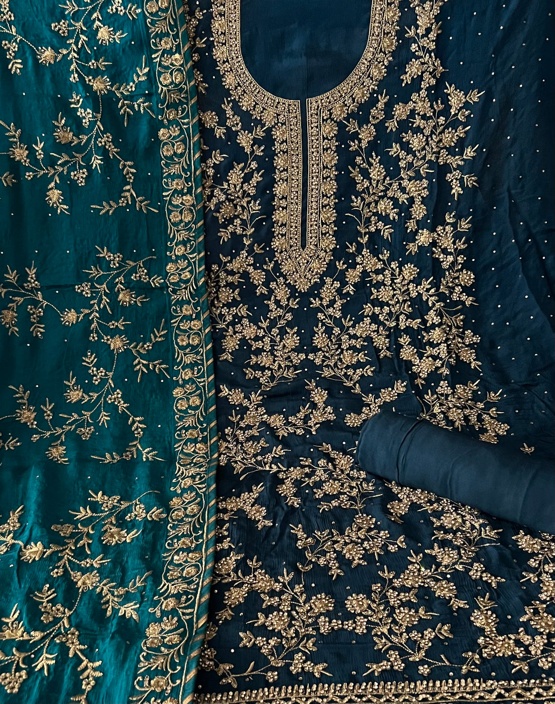 DESIGNER UNSTITCHED DRESS MATERIAL - BTMF14