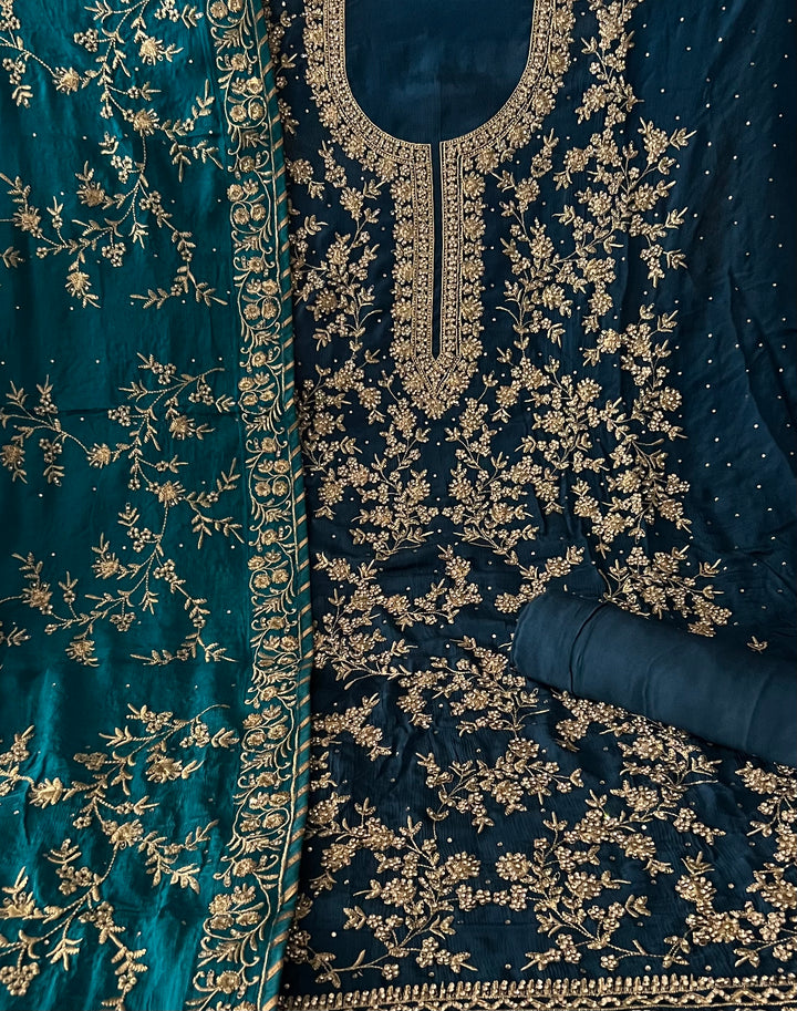 DESIGNER UNSTITCHED DRESS MATERIAL - BTMF14