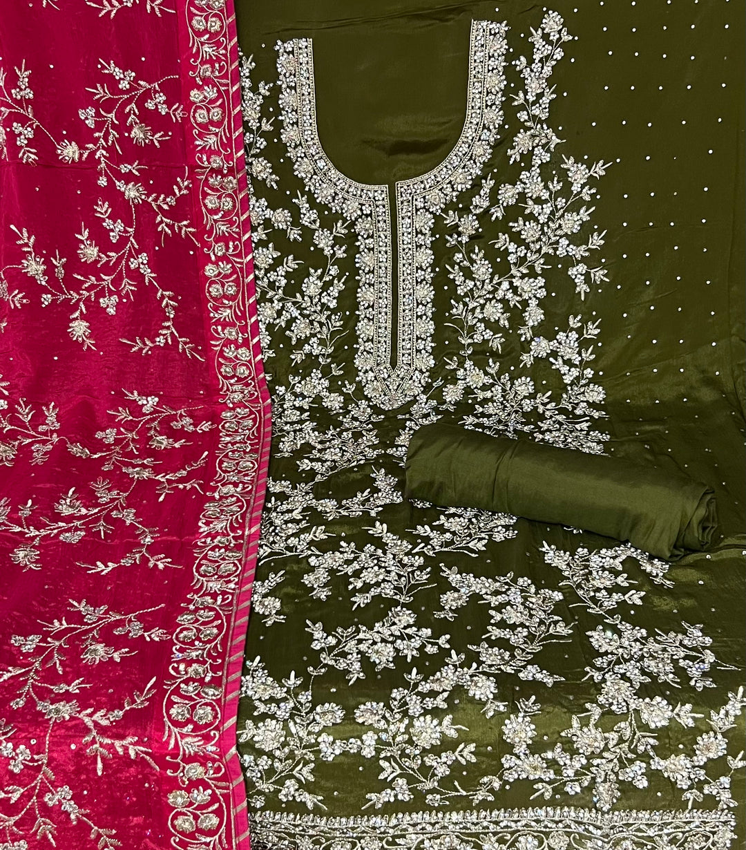 DESIGNER UNSTITCHED DRESS MATERIAL - BTMF14