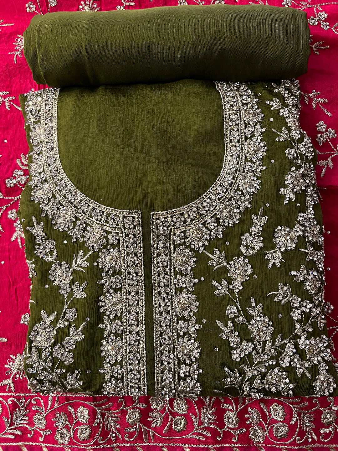 DESIGNER UNSTITCHED DRESS MATERIAL - BTMF14