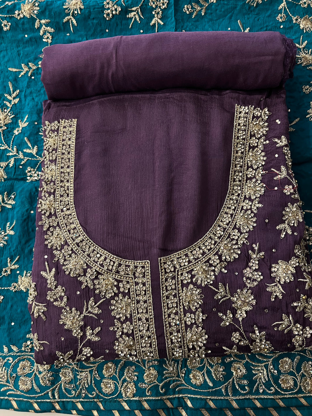 DESIGNER UNSTITCHED DRESS MATERIAL - BTMF14