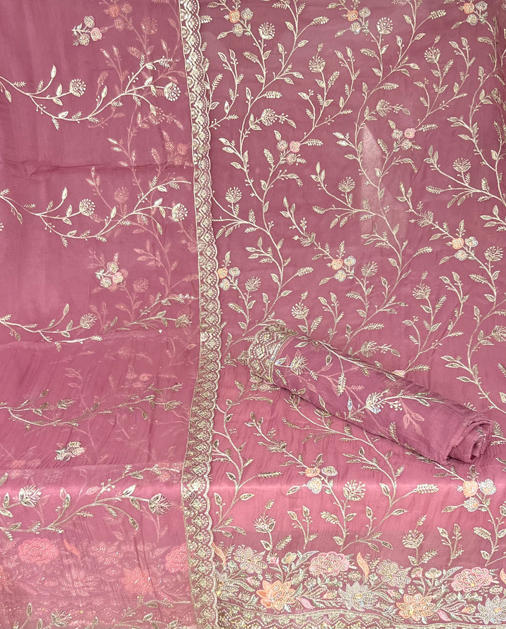DESIGNER UNSTITCHED DRESS MATERIAL - BTMF27