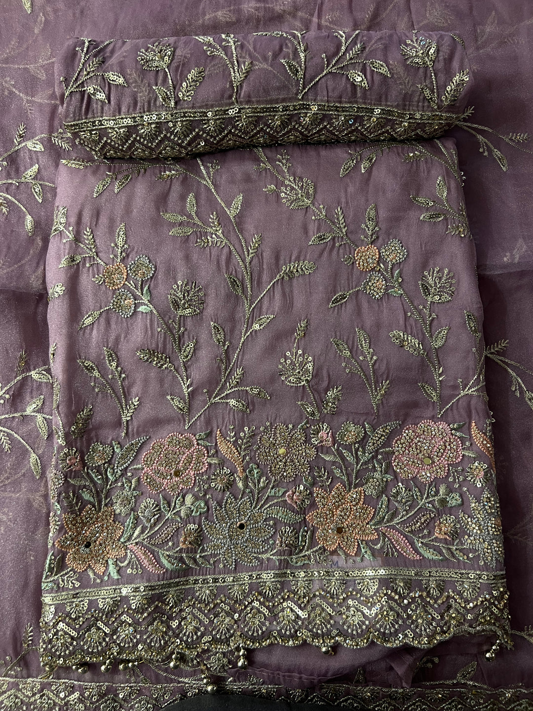 DESIGNER UNSTITCHED DRESS MATERIAL - BTMF27