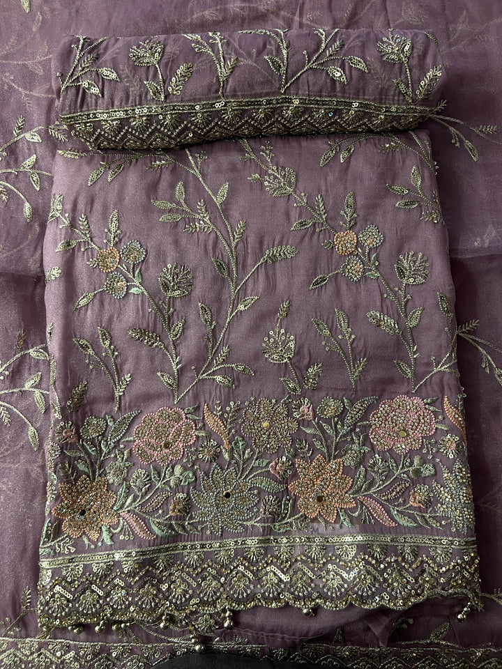 DESIGNER UNSTITCHED DRESS MATERIAL - BTMF27
