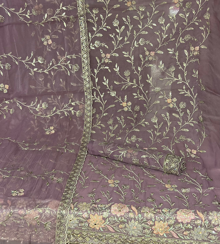DESIGNER UNSTITCHED DRESS MATERIAL - BTMF27