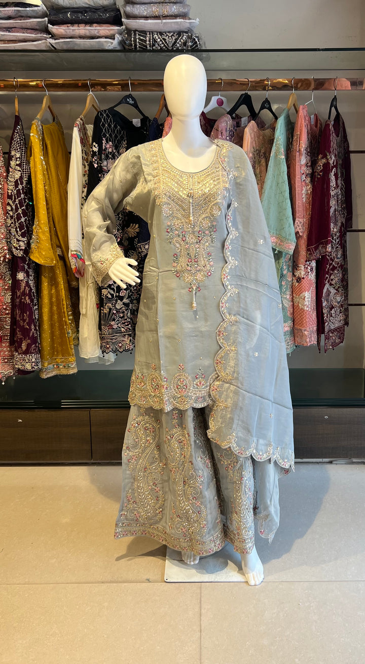 QAMAR ELITE FESTIVE DESIGNER ETHNIC SUIT - IKIK012