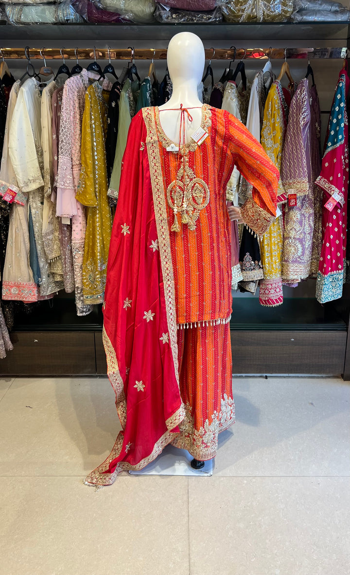 WORK DESIGNER BANDNI SUIT - IKFD05