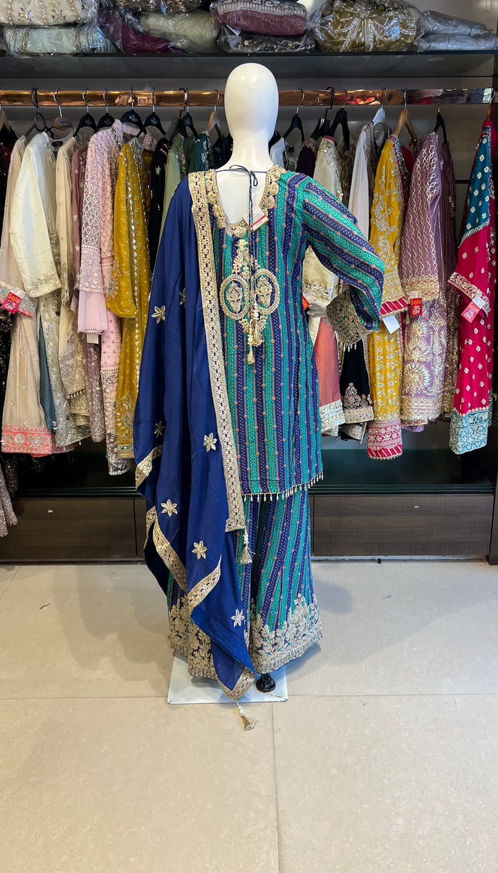 WORK DESIGNER BANDNI SUIT - IKFD05