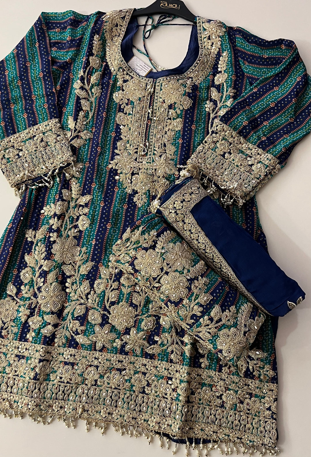 WORK DESIGNER BANDNI SUIT - IKFD05