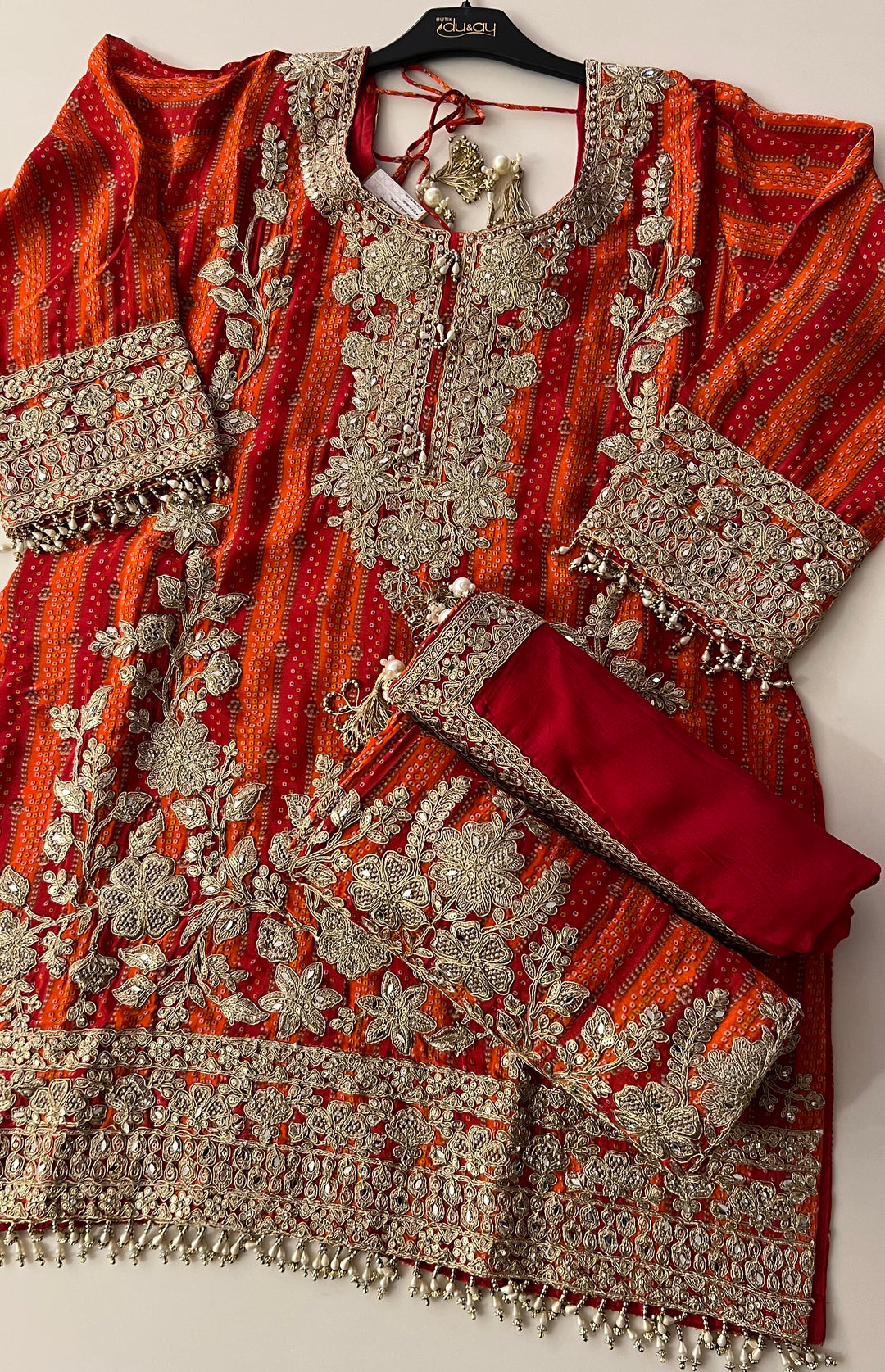 WORK DESIGNER BANDNI SUIT - IKFD05