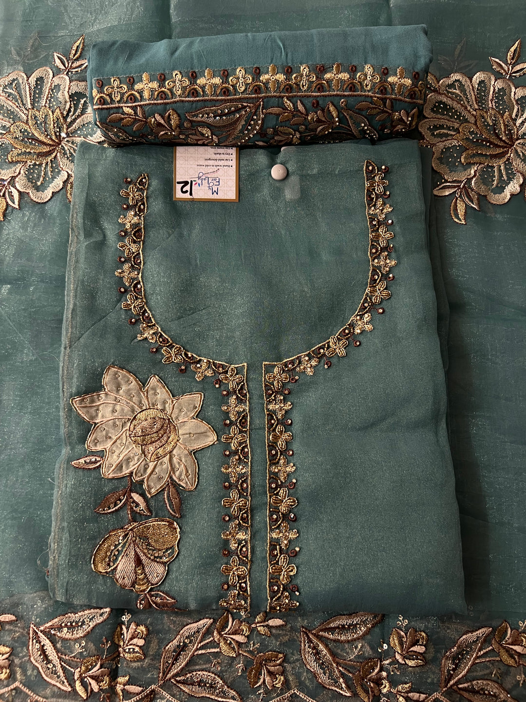 DESIGNER UNSTITCHED DRESS MATERIAL - BTMF12