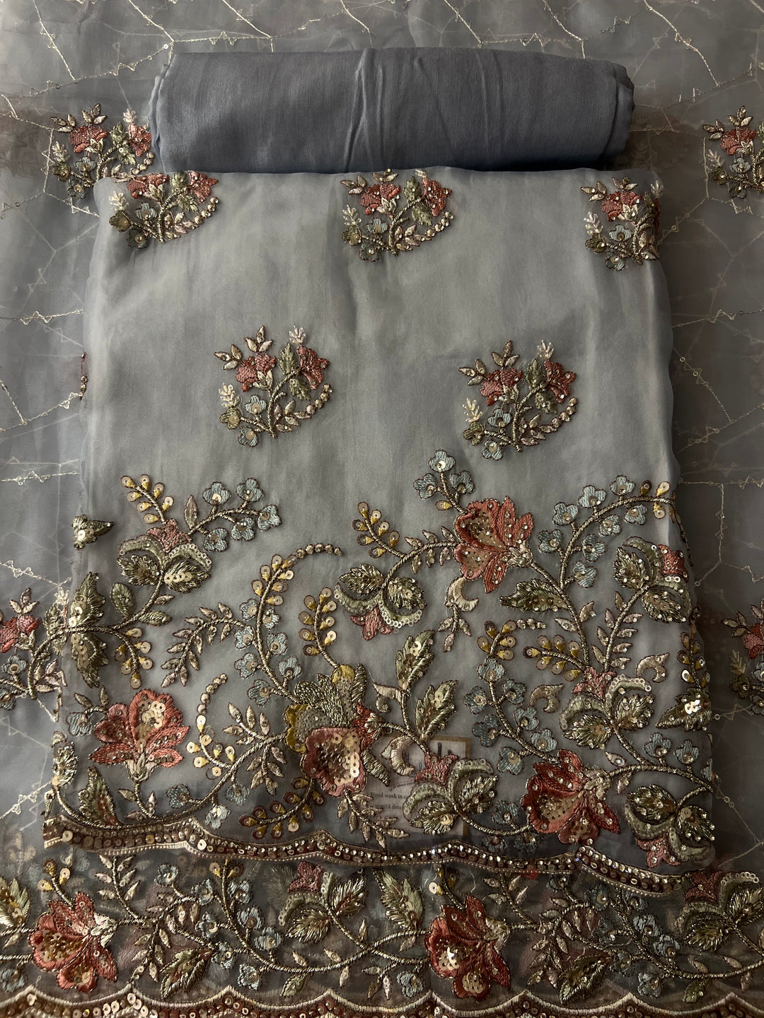 DESIGNER UNSTITCHED DRESS MATERIAL - BTMF04