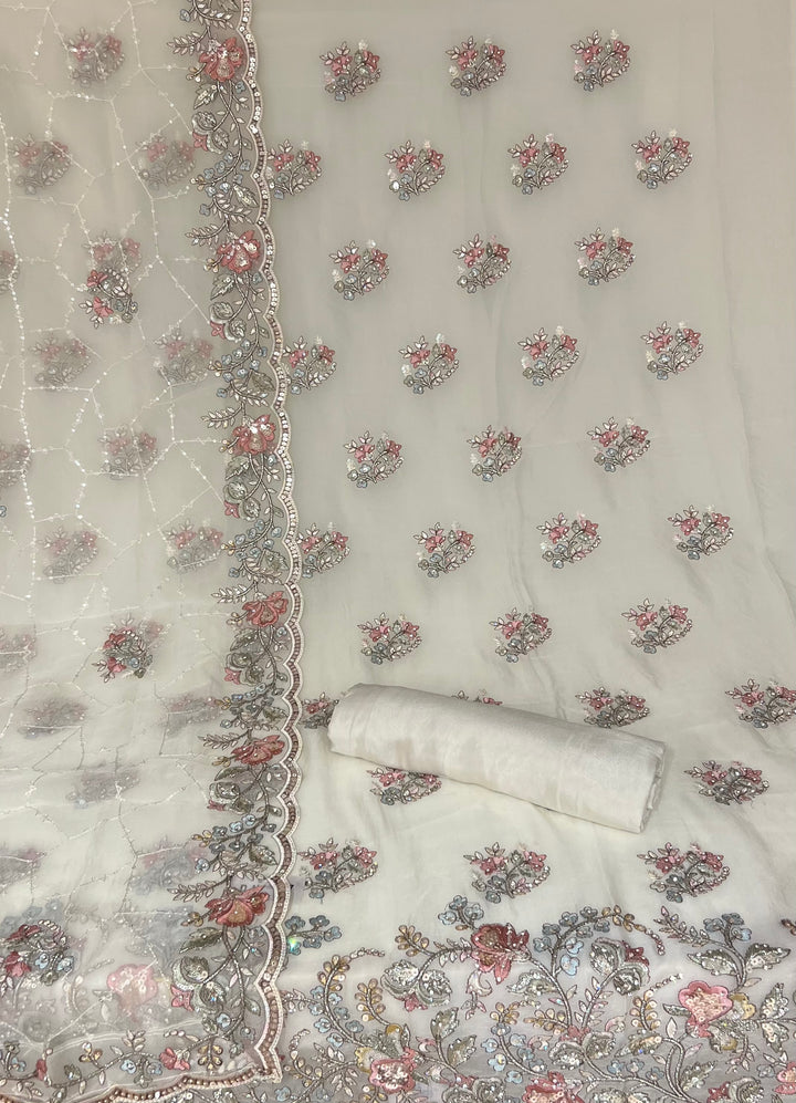 DESIGNER UNSTITCHED DRESS MATERIAL - BTMF04