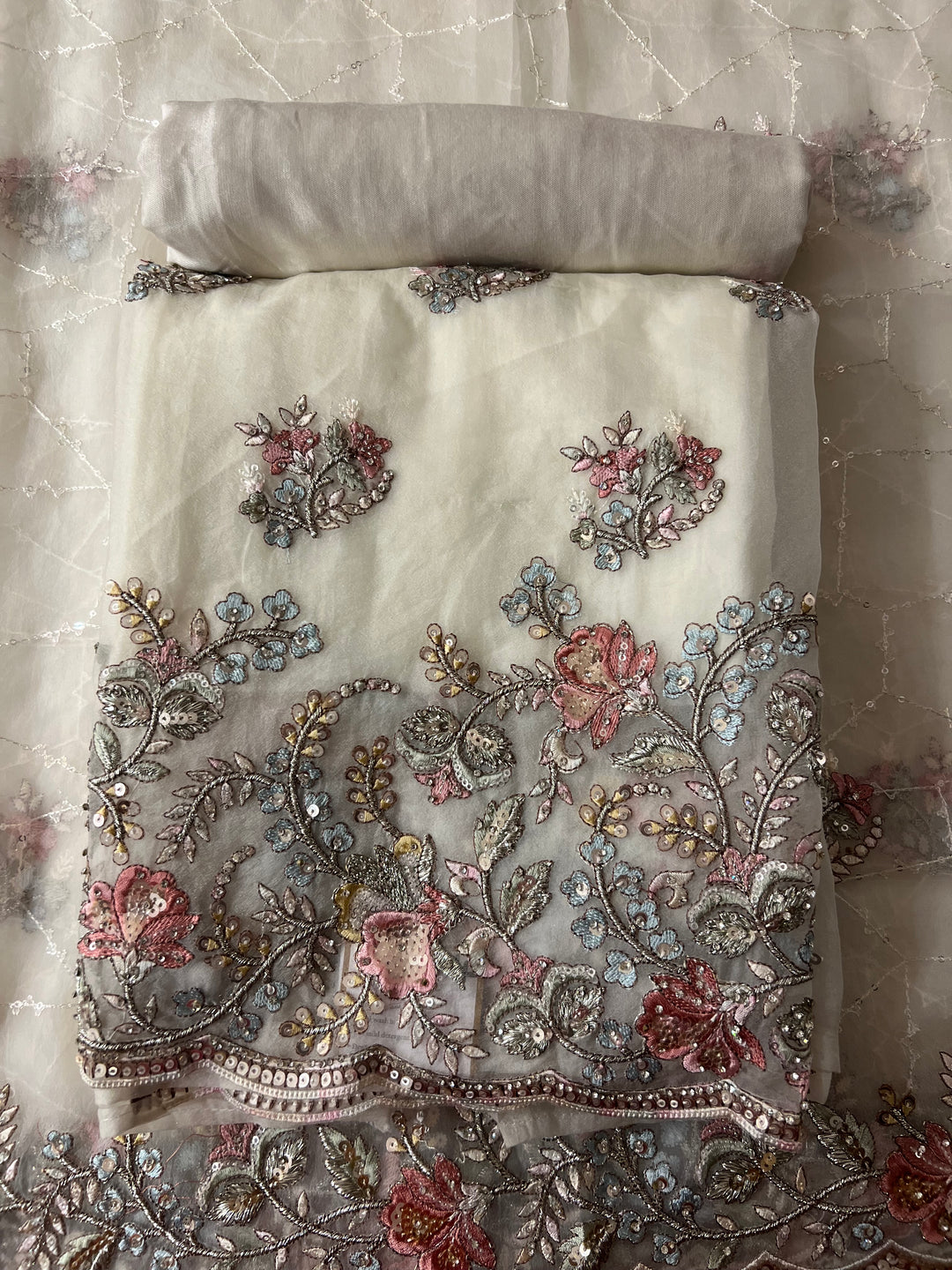 DESIGNER UNSTITCHED DRESS MATERIAL - BTMF04