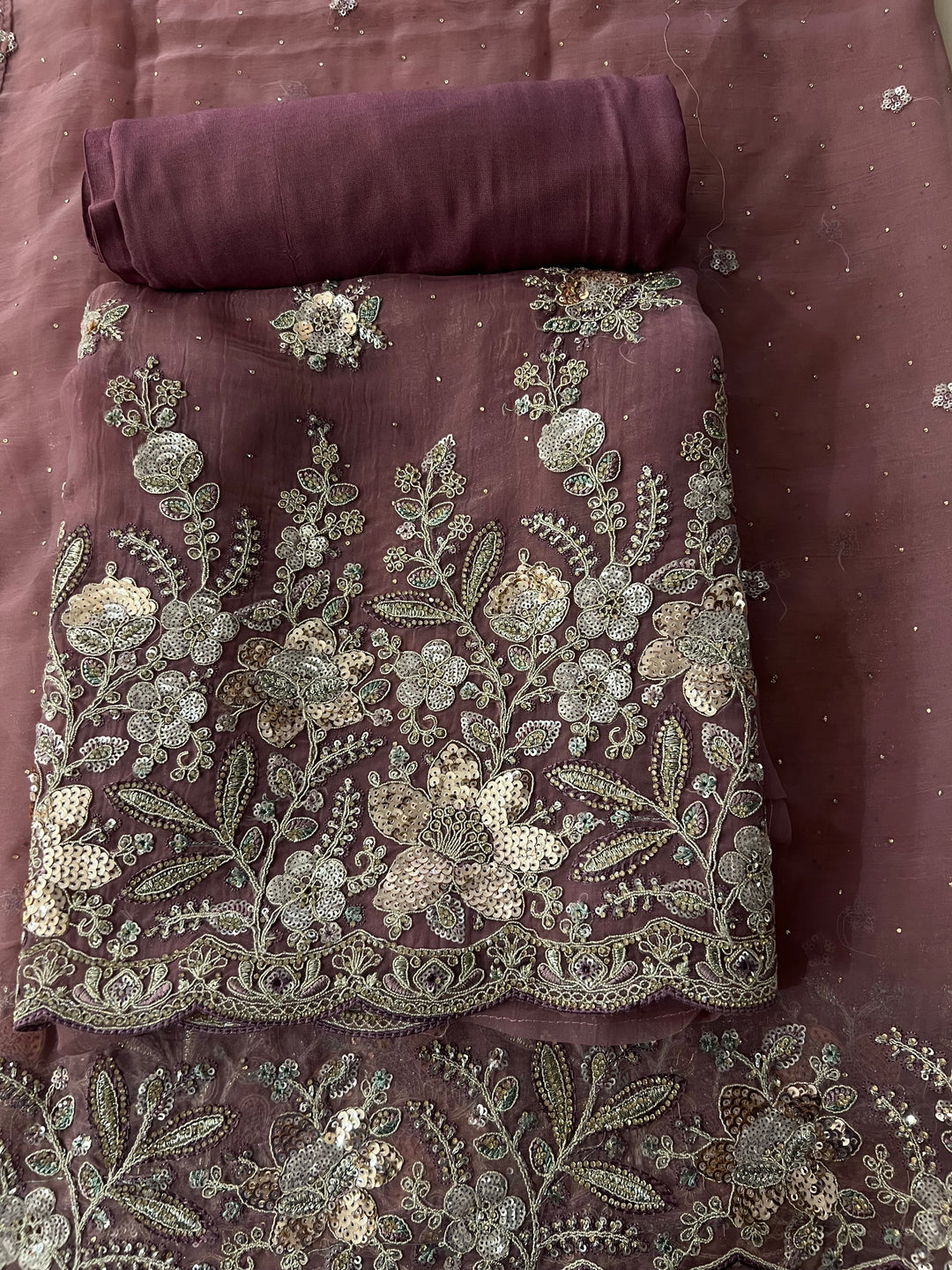 DESIGNER UNSTITCHED DRESS MATERIAL - BTMG03