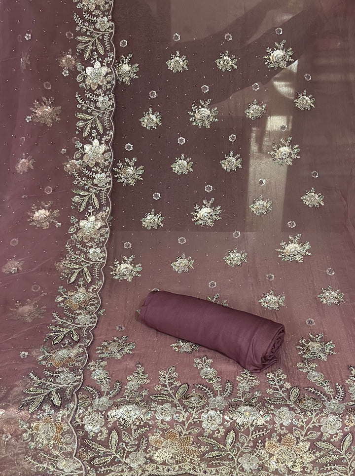 DESIGNER UNSTITCHED DRESS MATERIAL - BTMG03