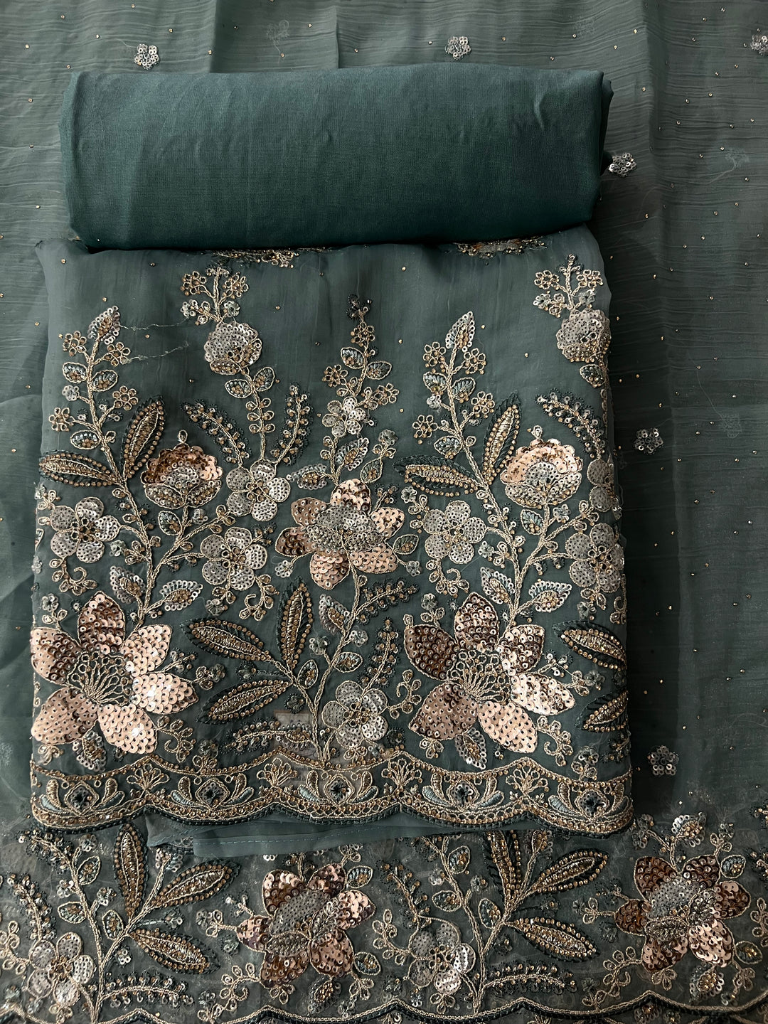 DESIGNER UNSTITCHED DRESS MATERIAL - BTMG03