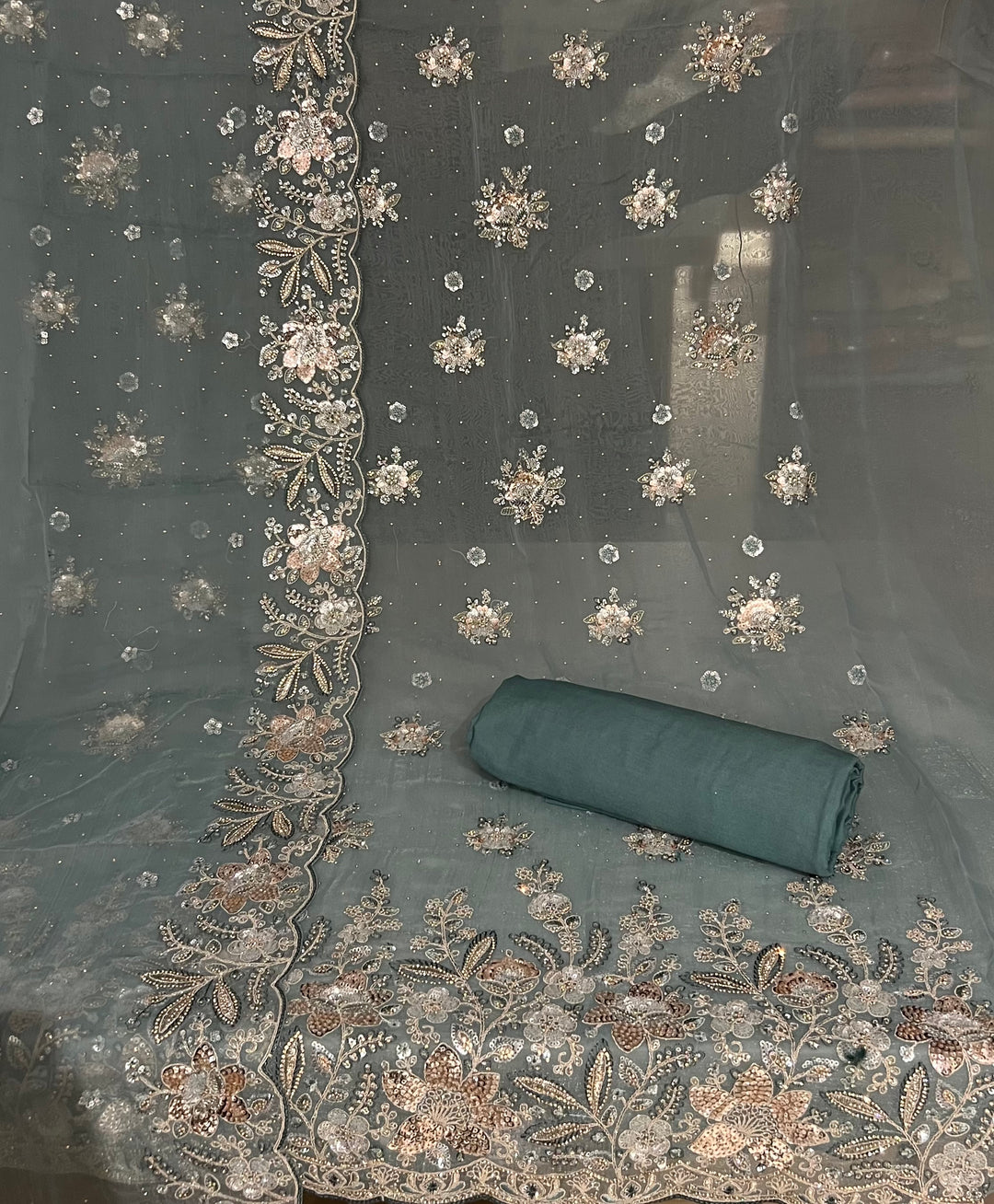 DESIGNER UNSTITCHED DRESS MATERIAL - BTMG03