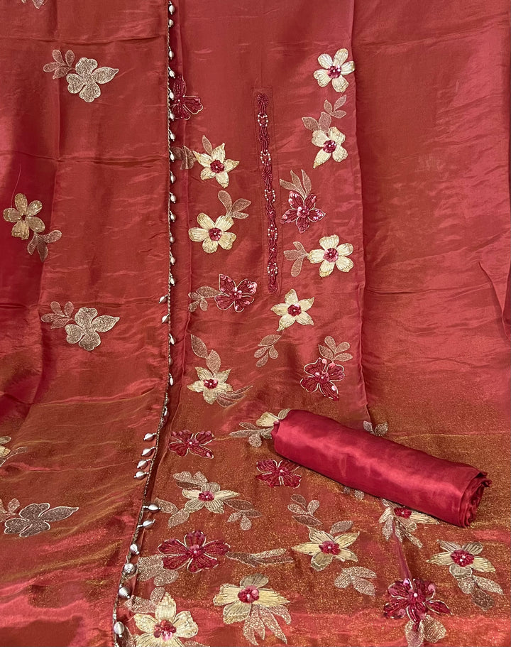 KUSHI DESIGNER UNSTITCHED DRESS MATERIAL - MAMT01